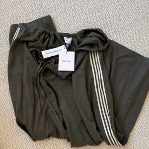 With Jean Nora Pant - Khaki stripe BRAND NEW WITH TAGS